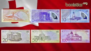 New Tonga Polymer and Paper Banknotes [upl. by Lidia]