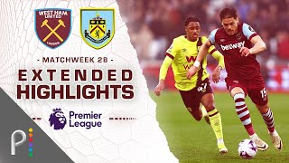 West Ham United v Burnley  PREMIER LEAGUE HIGHLIGHTS  3102024  NBC Sports [upl. by Alian]