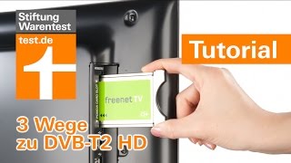 Tutorial DVBT2 HD Empfang  so gehts [upl. by Notloc]