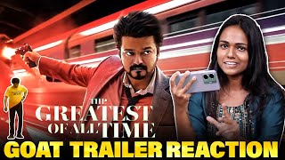 GOAT 🔥Trailer Reaction 😎 Thalapathy Vijay  Trailer Review 🥵 [upl. by Lectra]