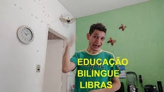 Sinal de EDUCAÇÃO BILÍNGUE em LIBRAS [upl. by Ursulette]