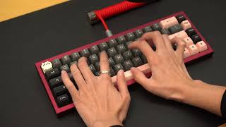 Durock Sunflower POM T1 Tactile Switches Sound Test [upl. by Ennazor]