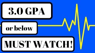 How TO GET INTO MED SCHOOL WITH A LOW GPA  ADMISSIONS SECRET [upl. by Engedus]