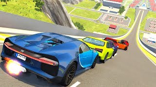 High Speed JumpsCrashes Compilation 56  BeamNG Drive Satisfying Car Crashes [upl. by Ahsemit]