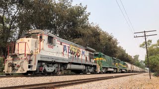 Long local train Estas B237 Pueden con esto y más regresando de los Reyes La Paz Tenayuca [upl. by Sitoiyanap]