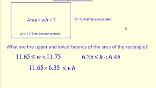 Upper and Lower Bounds 2  dealing with calculations [upl. by Orelee]