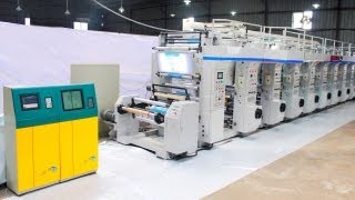 8 Color Rotogravure Printing Machine [upl. by Lennaj769]