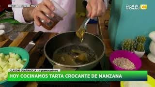 Receta Tarta crocante de manzana de Claudio Guarnaccia 1 en Hoy Nos Toca a las Diez [upl. by Eunice]