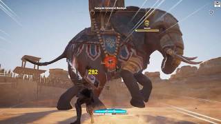 Assassins Creed Origins Camp de Qetesh et ReshephSuccès Poids lourd [upl. by Llesig190]