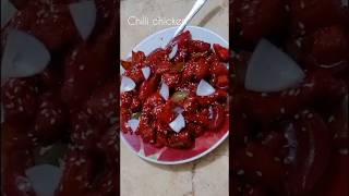 Chilli chicken  recipe food chicken shorts viralshorts trending viralvideo [upl. by Ephram]