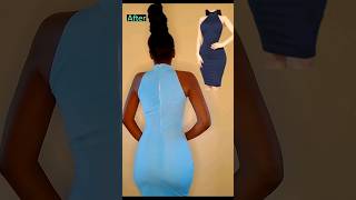 Halter neck dress tutorial loadingdiy sewing sewingtutorial halter turtleneck how shorts [upl. by Eatnohs]