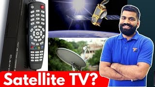 How Satellite TV Works Broadcast TV and Cable TV IPTV [upl. by Aibos]