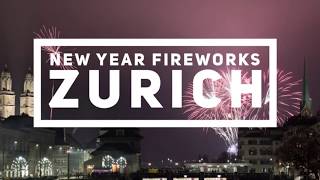 New Years Eve Fireworks in Zurich Switzerland [upl. by Hogue306]