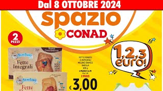 Volantino Conad dall’ 8 al 21 ottobre 2024 🛒 OFFERTE A 123 € 🟩⬜️🟥 anteprima spazio conad [upl. by Eivlys]