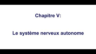 Neurophysiologie  Physiologie du systeme nerveux autonome FMPC [upl. by Oiramaj]