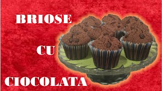 Brioșe cu ciocolată delicioase  CristineCuisine [upl. by Walczak]