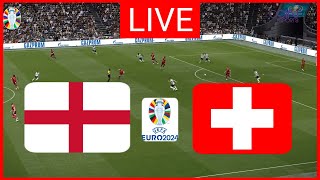 🔴ENGLAND vs SWITZERLAND QUARTERFINAL I UEFA EURO 2024 I LIVE FOOTBALL MATCH TODAY [upl. by Guadalupe]