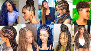 Unique amp Stylish Braids Hairstyle for Black Women  Trendy Braids Hairstyles [upl. by Jacinda]