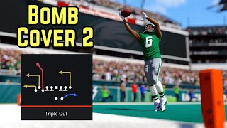 This Play Beats Cover 2 Every Time In Madden 24 [upl. by Boot]