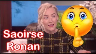 ellen degeneres saoirse ronan  saoirse ronan interview Outline [upl. by Nedearb]