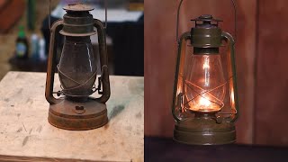 Реставрация керосиновой лампы  Restoration of a kerosene lamp [upl. by Joselyn]