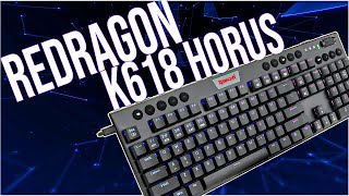 TECLADO REDRAGON K618 VALE LA PENA EN 2024 [upl. by Dun]