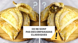 2 recettes originales dempanadas  Empanadas sans viande  Empanadas à la viande [upl. by Nanine472]