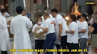 DAYS 6 NOVENA MASS STO NIÑO DE TONDO [upl. by Sherill]