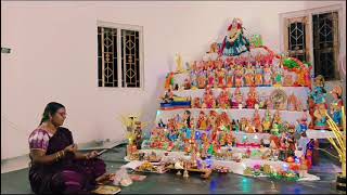 Day 2 NAVARATHRI  RAKSHA RAKSHA JAGAN MATHA [upl. by Leeland]