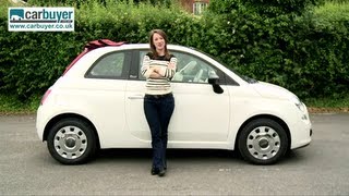 Fiat 500C convertible review  CarBuyer [upl. by Tnomal]