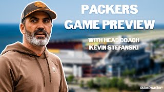 Green Bay Packers Game Preview with Kevin Stefanski [upl. by Kyriako188]