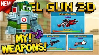 I HAVE MY OWN WEAPONS EVENT SET ADDED TO THE GAME EARLY GAMEPLAY  Pixel Gun 3D [upl. by Eesdnyl288]