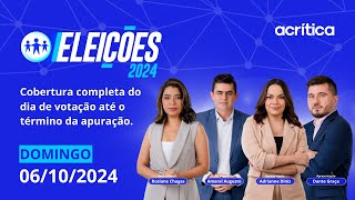 COBERTURA ESPECIAL ELEIÇÕES 2024  A CRÍTICA  1º TURNO [upl. by Noda661]