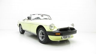 A Fabulous and Enthusiast Owned MGB Roadster with Just 57061 Miles  SOLD [upl. by Itsyrk926]