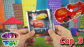 Cars 3 🚗 Album de Cromos 🎬 y Revista con Juguetes de la película Cap3 [upl. by Izak473]