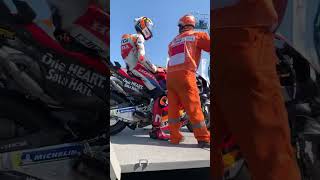 Luca Marini lagi santai yamaha mandalikasirkuithariinilive motogp vr46 honda racing [upl. by Winn]