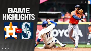 Astros vs Mariners Game Highlights 72124  MLB Highlights [upl. by Ahsirkal]