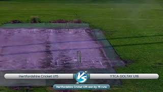 Hertfordshire Cricket U15 vs YTCA Goltay U16  Friendly Match 2023  MCC Cricket Grounds [upl. by Akinar]