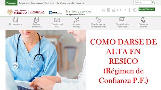 Régimen Simplificado de Confianza RESICO [upl. by Petty]