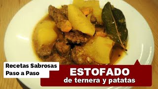 ✅ ESTOFADO DE TERNERA CON PATATAS 🍲 [upl. by Ynolem308]