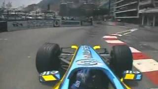 Formula 1 Fernando Alonso onboard Monaco 2005 [upl. by Linc910]