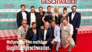 Weltpremiere quotGuglhupfgeschwaderquot im Münchner Mathäser Filmpalast am 28072022 [upl. by Naivaj]