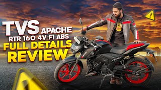 TVS Apache RTR 160 4V fi ABS full details Review  WEN Vlogs [upl. by Ahtis]