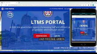 REGISTRATION AND RENEWAL 2022 LTO UPDATES GUIDE  LTMS PORTAL [upl. by Martica]