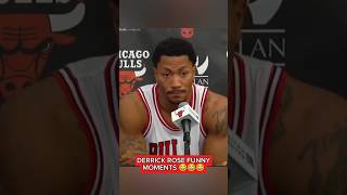 DERRICK ROSE FUNNY MOMENTS 😂😂😂 shorts [upl. by Enehpets]