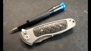 How to disassemble and maintain the Olson M9 Pocketknife [upl. by Francois461]