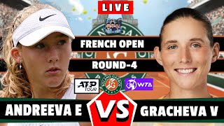 🔴LIVE Gracheva V vs Andreeva M • French Open 2024 round4 rolandgarros wta atp aotennis2 [upl. by Constantine]