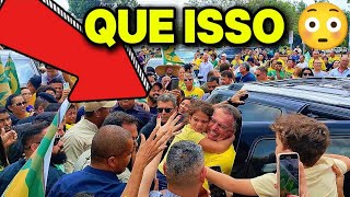 BOLSONARO É ABRAÇADO FORTE POR CRIANÇA ESTE É AMADO PELO POVO [upl. by Etrem552]