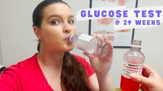 1 HOUR GLUCOSE TEST  Pregnancy update  DITL 29 weeks pregnant [upl. by Rufford]