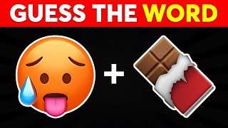 Guess the WORD by Emojis 🤔 Emoji Quiz [upl. by Nylrem]